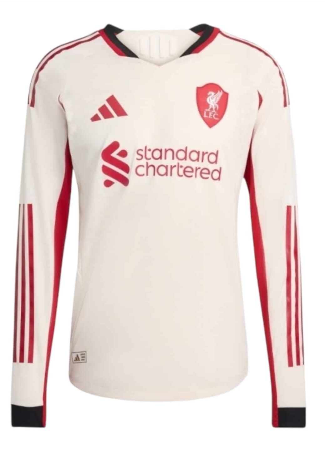 Liverpool 25/26 visita blanca manga larga - PREMIUM QUALITY 