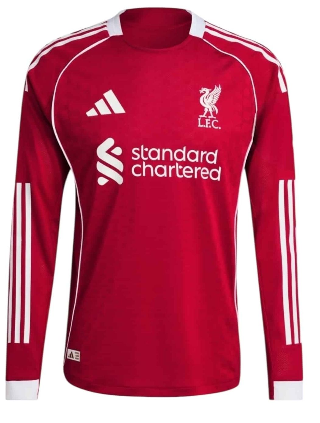 Liverpool 25/26 local roja manga larga - PREMIUM QUALITY 