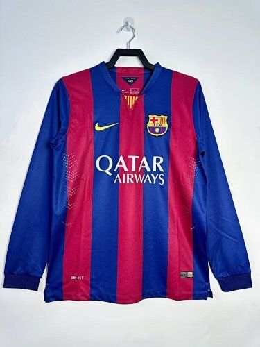 Retro Barcelona temporada 2014-2015 local manga larga - Premium quality
