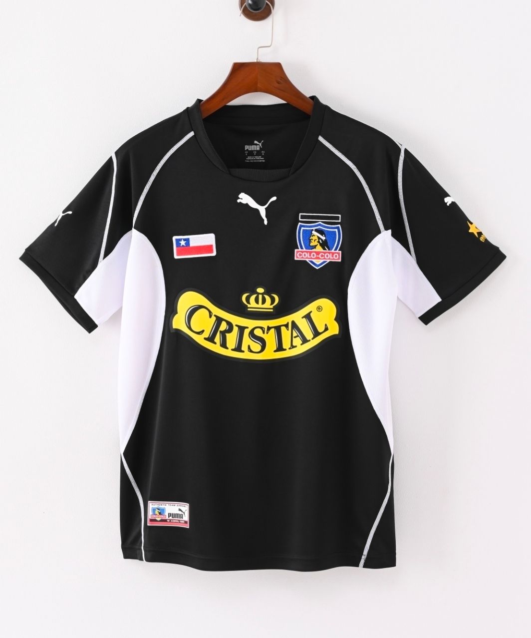 Retro Colo Colo 2003 manga corta negra - Premium Quality Retro Colo Colo 2003 manga corta negra - Premium Quality