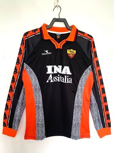 Retro Roma 1998-1999 manga corta - Premium Quality