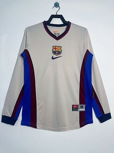 Retro Barcelona temporada 1998-1999 visita manga larga - Premium quality