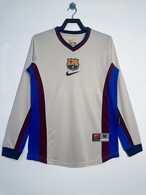 Retro Barcelona temporada 1998-1999 visita manga larga - Premium quality
