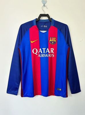 Retro Barcelona temporada 2016-2017 local manga larga - Premium quality