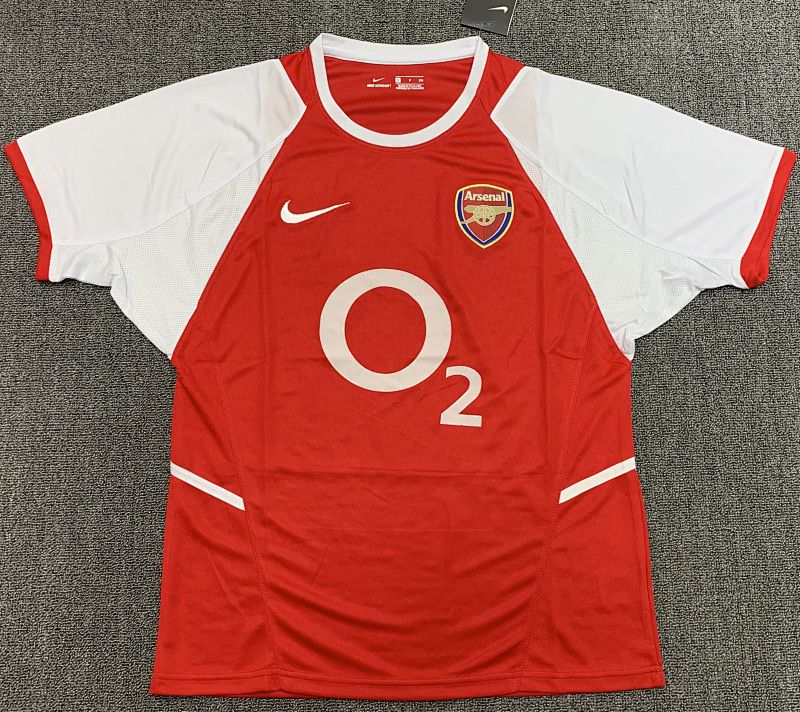 Retro Arsenal temporada 2002-2003 Local manga corta - Premium Quality
