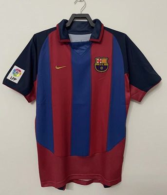 Retro Barcelona temporada 2003-2005 local manga corta - Premium quality
