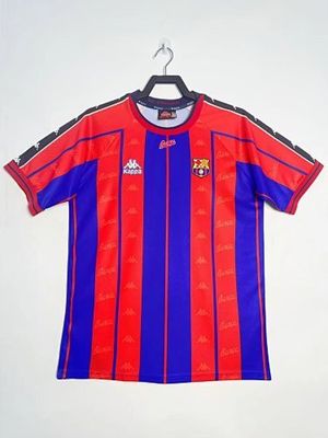 Retro Barcelona temporada 1997-1998 local manga corta - Premium quality
