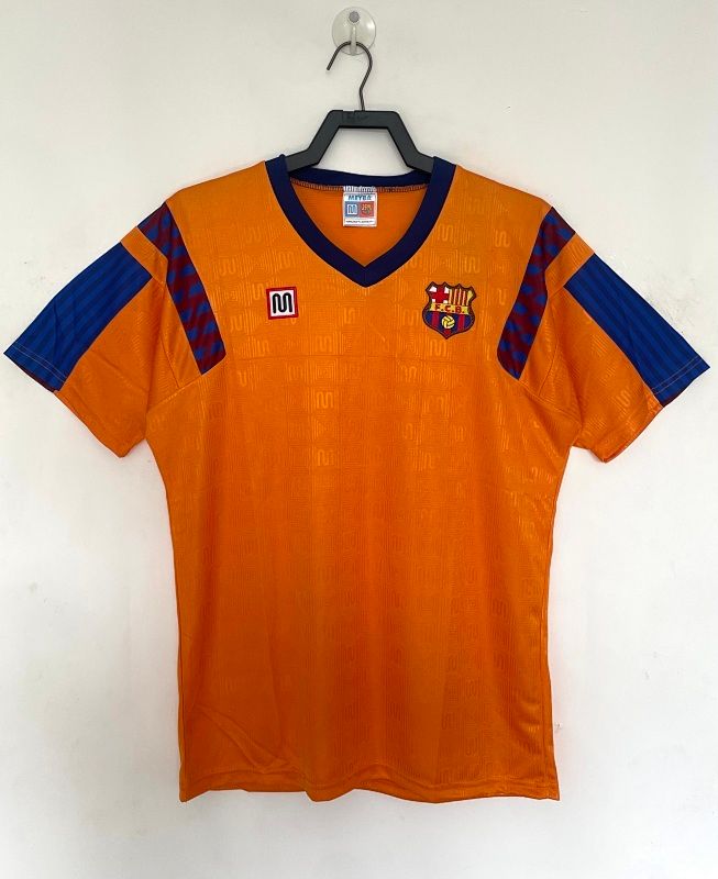 Retro Barcelona temporada 1989-1992 visita manga corta - Premium quality