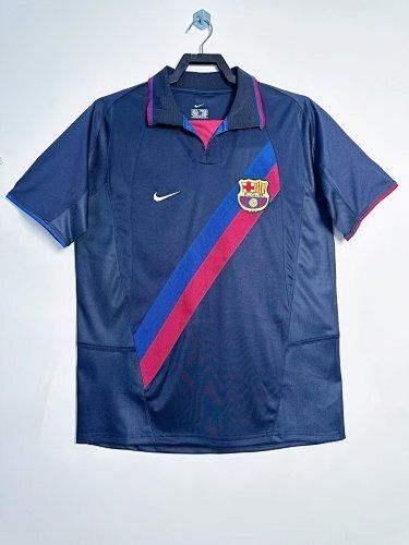 Retro Barcelona temporada 2002-2003 visita manga corta - Premium quality