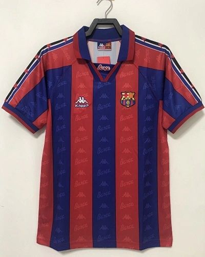 Retro Barcelona temporada 1996-1997 local manga corta - Premium quality
