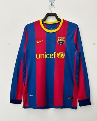 Retro Barcelona temporada 2010-2011 local manga larga - Premium quality