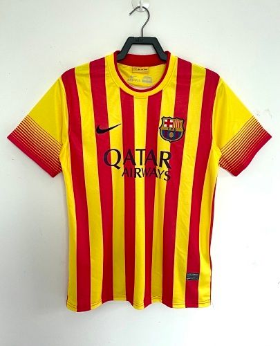 Retro Barcelona temporada 2013-2014 visita manga corta - Premium quality