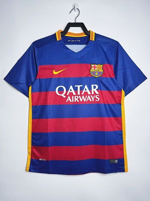 Retro Barcelona temporada 2015-2016 local manga corta - Premium quality