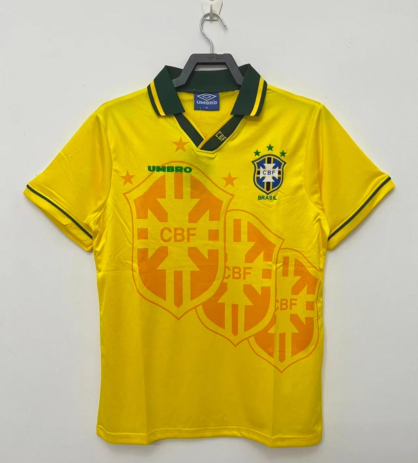 Retro Brasil temporada 1994 local manga corta - Premium Quality Retro Brasil temporada 1994 local manga corta - Premium Quality