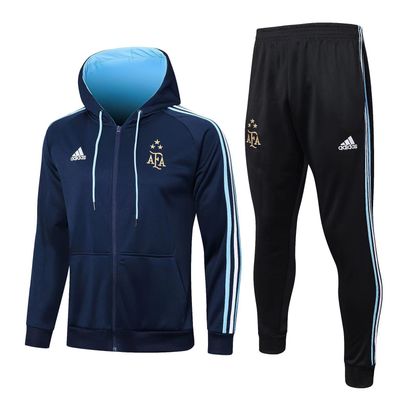 ARGENTINA 2 - BUZO COMPLETO POLERON CON GORRO  - PREMIUM QUALITY