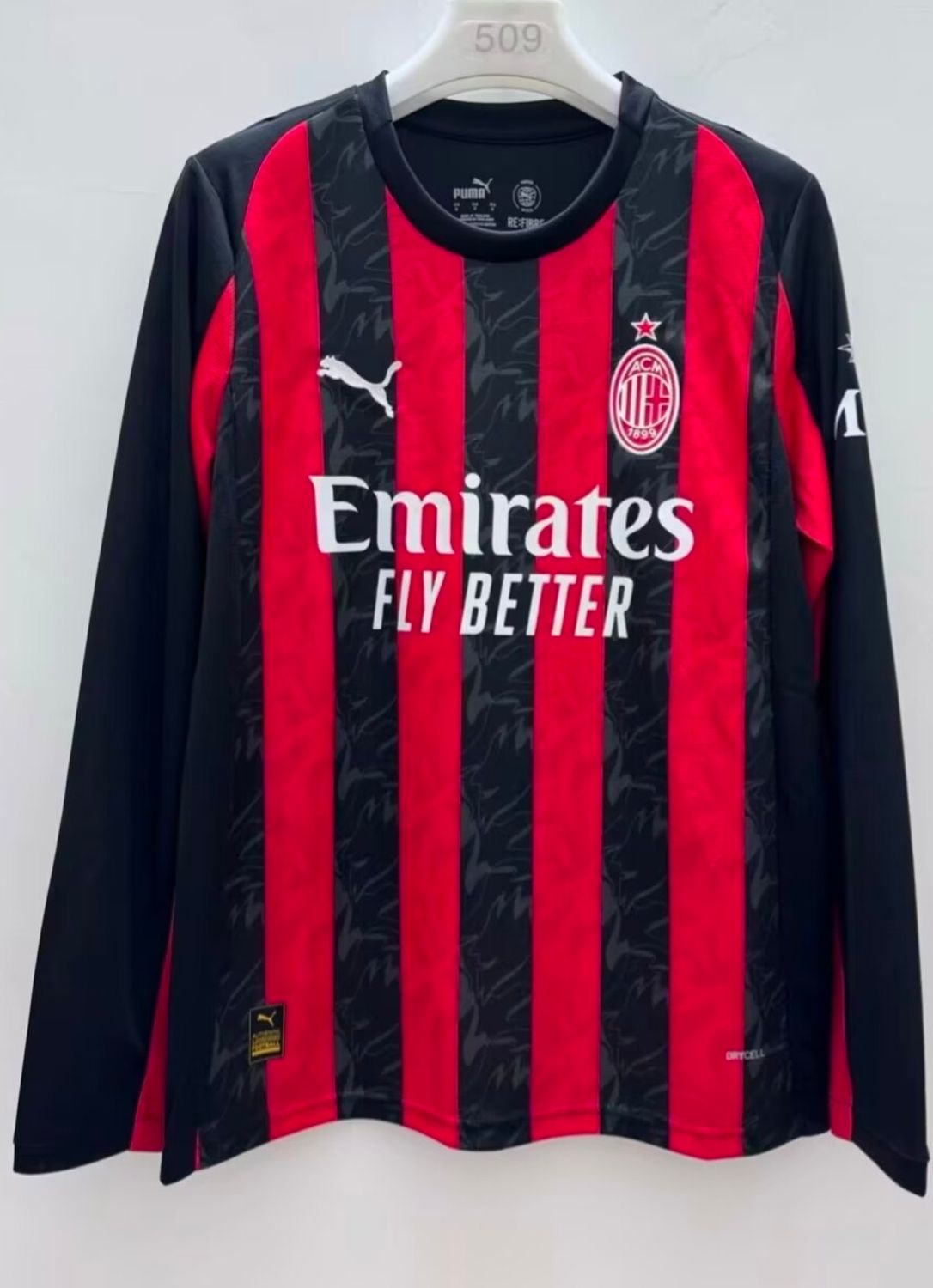 Ac Milan Local 2026 manga larga versión fans - PREMIUM QUALITY Ac Milan Local 2026 manga larga versión fans - PREMIUM QUALITY