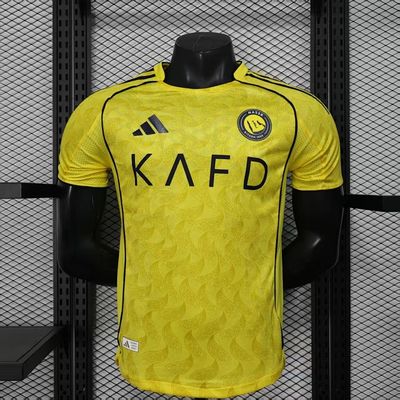 Al Nassr Local 2026 manga corta versión Jugador - PREMIUM QUALITY
