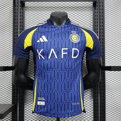 Al Nassr visita 2026 manga corta versión Jugador - PREMIUM QUALITY