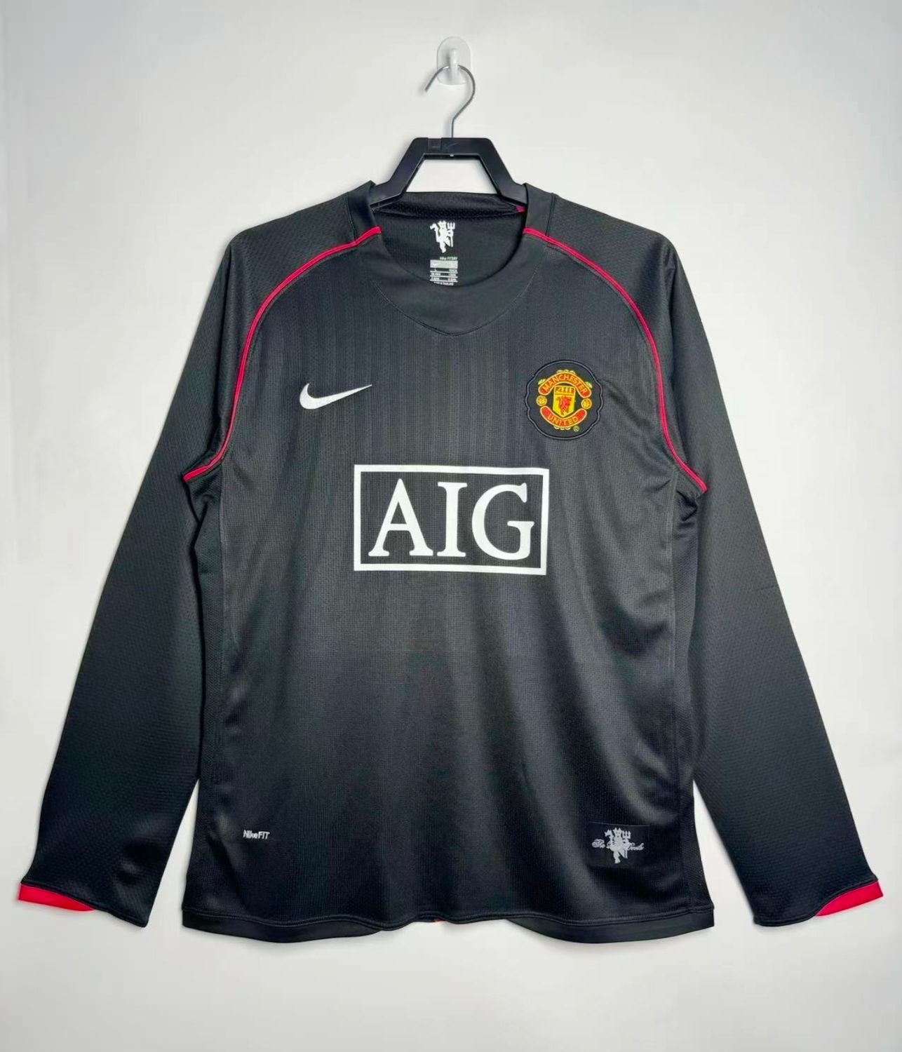 Retro Manchester United manga larga negra - Premium Quality Retro Manchester United manga larga negra - Premium Quality