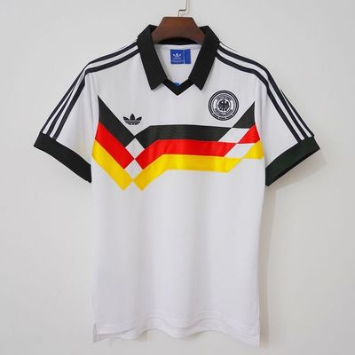 Retro Alemania 1990 - con cuello - Premium Quality 