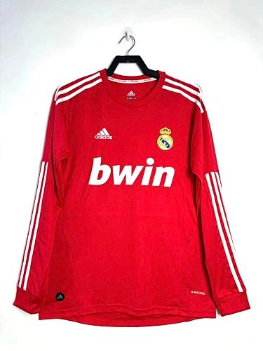 Retro Real Madrid manga larga roja 2011/2012 - PREMIUM QUALITY