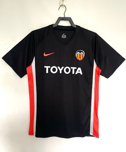 Retro Valencia 2006/2007 manga corta negra - Premium Quality