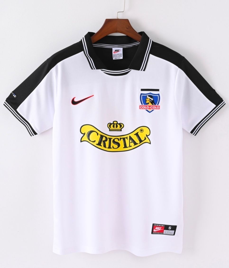Retro Colo Colo 1998 manga corta blanca - Premium Quality Retro Colo Colo 1998 manga corta blanca - Premium Quality