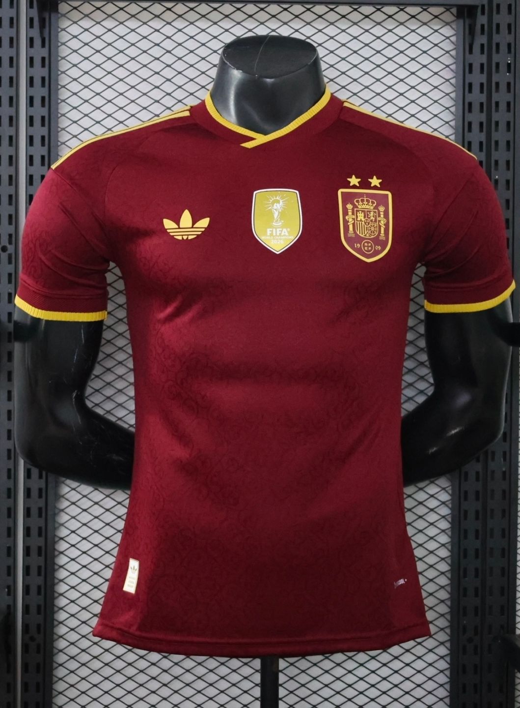 España 26/27 Campeón del mundo edicion especial Version Jugador manga corta - PREMIUM QUALITY España 26/27 Campeón del mundo edicion especial Version Jugador manga corta - PREMIUM QUALITY