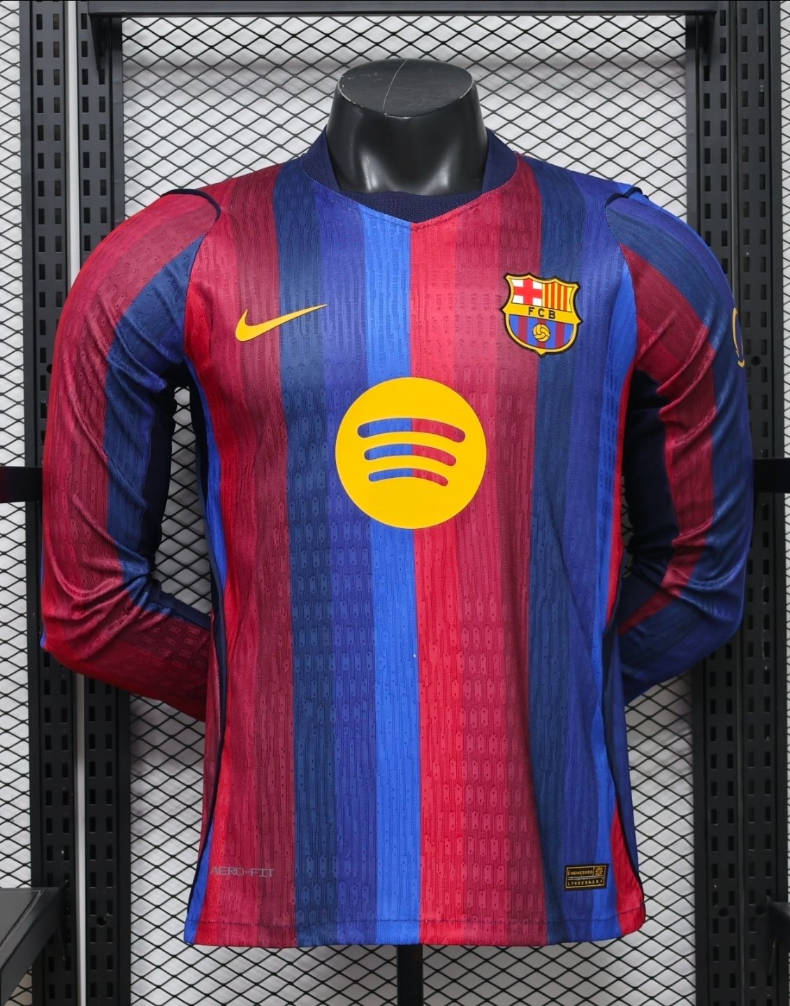 Barcelona 26/27 local manga larga versión jugador PREMIUM QUALITY