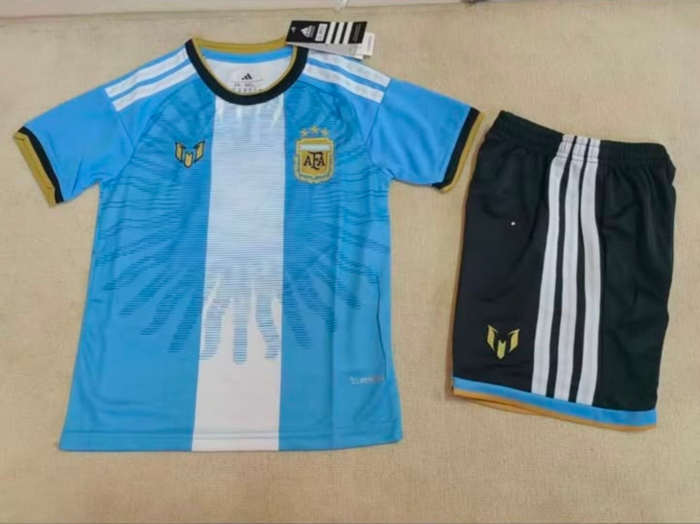 Conjunto Argentina Homenaje despedida Messi - Premium Quality