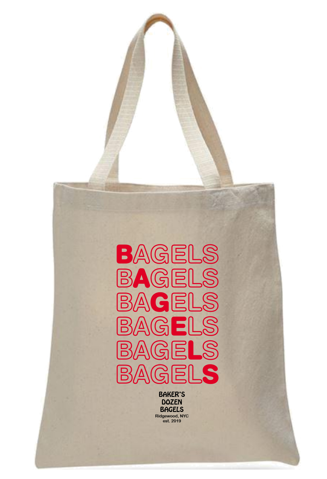 BDB &#39;BAGELS&#39; Tote Bag