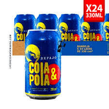 Cola y pola 330 ml lata x 24