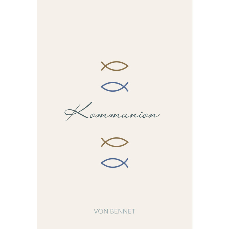 Einladungskarte Kommunion Bennet Einladungskarte Kommunion Bennet
