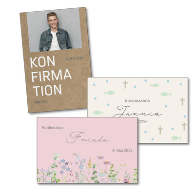 Einladungskarten Konfirmation