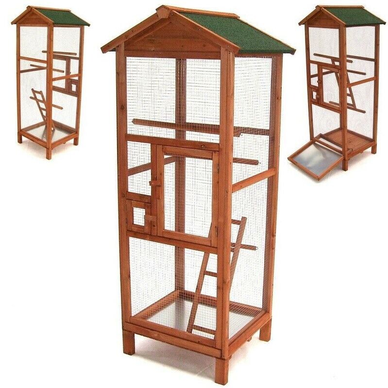 Vogelvoliere Voliere Vogelkäfig Käfig Vogelhaus Tierkäfig 
56611