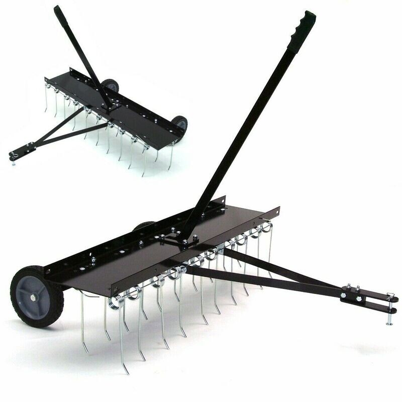 Rasenstriegel Entmooser 100cm Rasenkamm 55599 Vertikutierer Rasenlüfter Rasen Rasenstriegel Entmooser 100cm Rasenkamm 55599 Vertikutierer Rasenlüfter Rasen