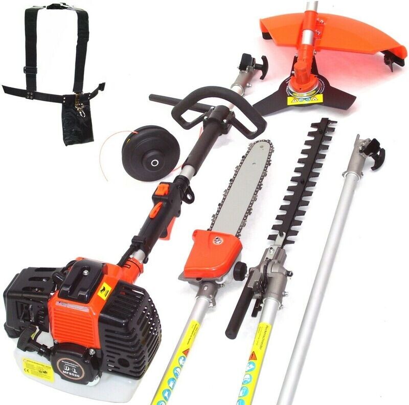 Benzin Motorsense Multitool 5in1 Freischneider 55879 Heckenschere Motorsäge Säge Benzin Motorsense Multitool 5in1 Freischneider 55879 Heckenschere Motorsäge Säge