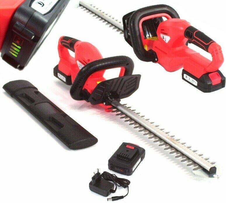 Akku Heckenschere 46cm inkl. 20V Li-ion Akku Ladegerät Elektroheckenschere 56760