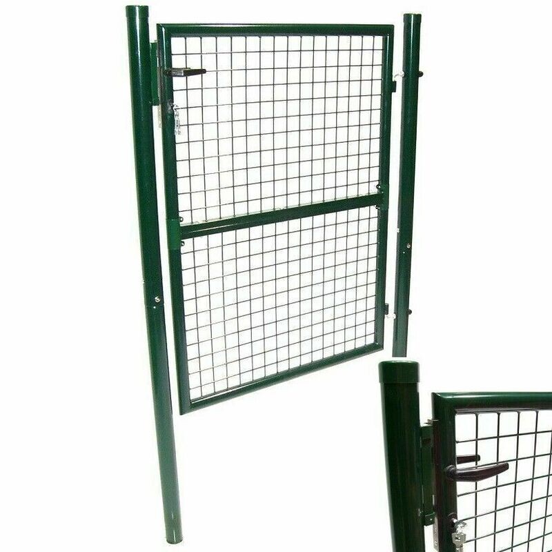 GARTENTOR ZAUNTOR PFORTE 100x120 SCHLOSS ZAUN 56728 GARTENZAUN MASCHENDRAHTZAUN
