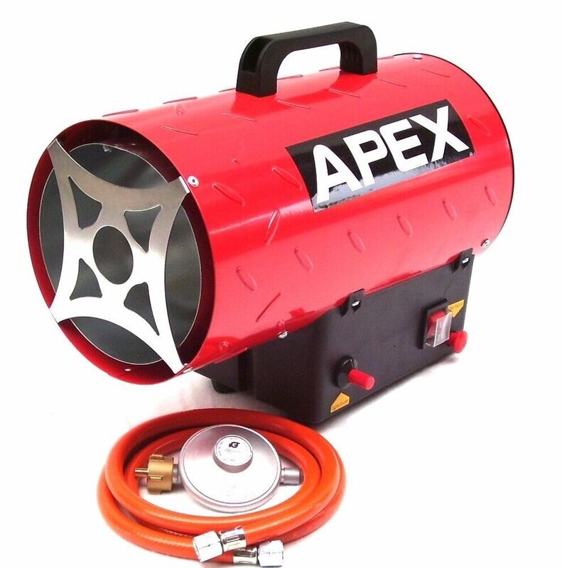 Gasheizgebläse 15kW Gasheizer Heizkanone 55208 Gasofen Bauheizer Heizlüfter NEU