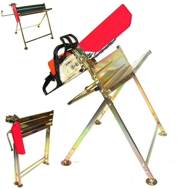 Kettensägebock Sägebock 06062 Benzin Elektro Kettensäge Sägehilfe Holz Säge Bock Kettensägebock Sägebock 06062 Benzin Elektro Kettensäge Sägehilfe Holz Säge Bock