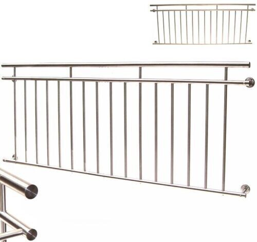 Balkongeländer Edelstahl Französischer Balkon Gitter 225 x 90 cm 57223 Balkongeländer Edelstahl Französischer Balkon Gitter 225 x 90 cm 57223