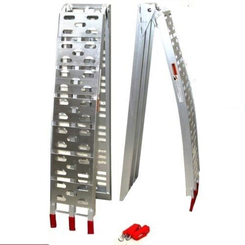 Auffahrrampe Auffahrschiene 06142 ALU RAMPE klappbar 340kg 9C Fahrrampe Auffahrrampe Auffahrschiene 06142 ALU RAMPE klappbar 340kg 9C Fahrrampe