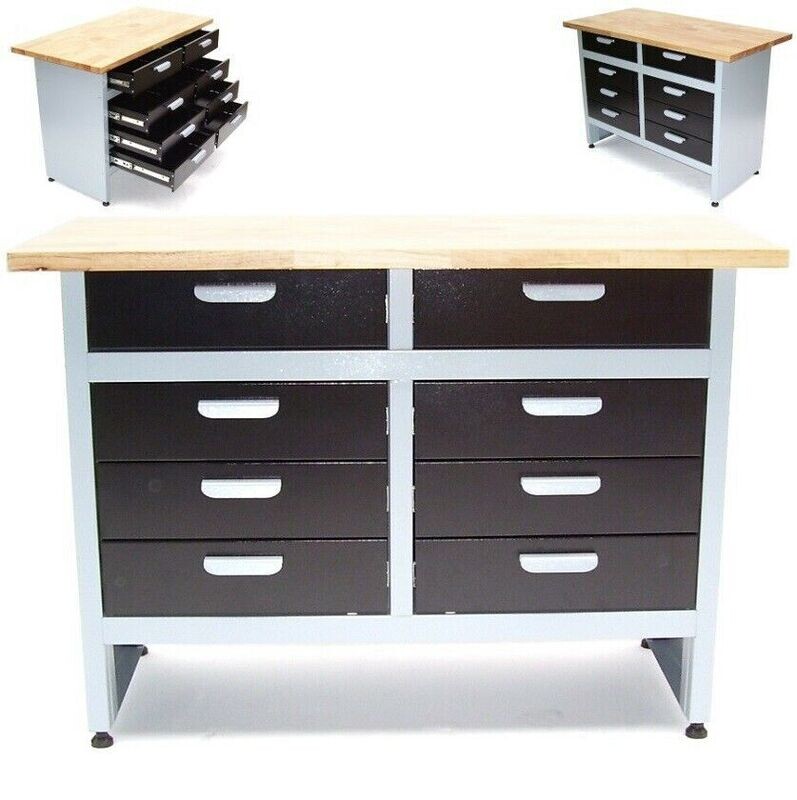Werkbank Werktisch 8 Schubladen Montagewerkbank 06256 Werkbank Werktisch 8 Schubladen Montagewerkbank 06256