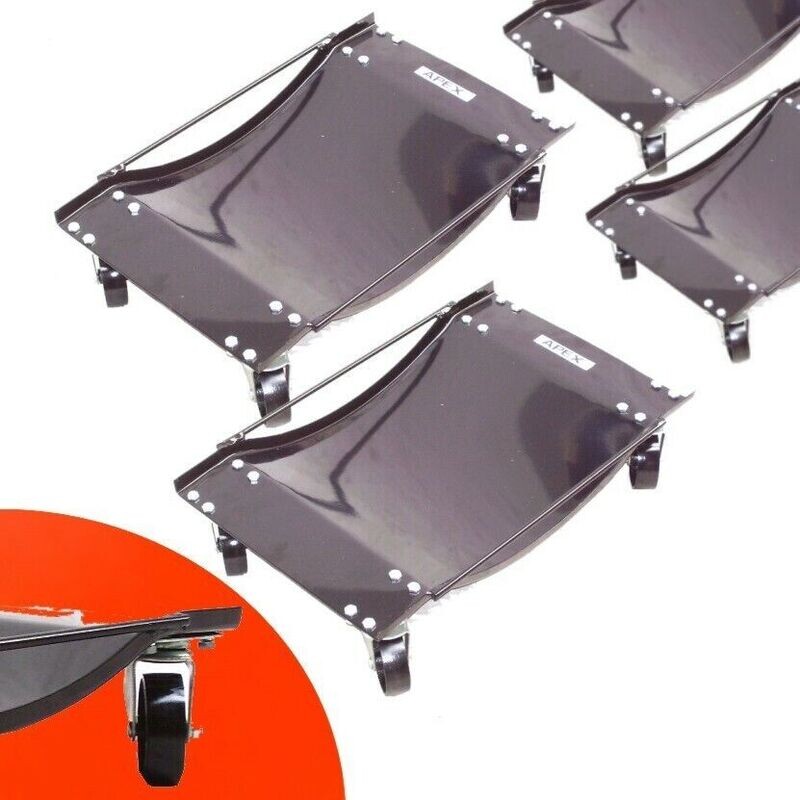 2 Paar Satz = 4 Rangierroller 1800kg Rangierhilfe 06161 PKWs PKW Rangierheber 2 Paar Satz = 4 Rangierroller 1800kg Rangierhilfe 06161 PKWs PKW Rangierheber