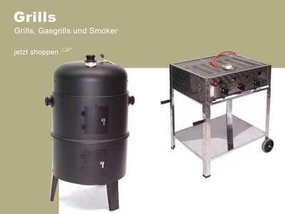 Grills, Gasgrills und Smoker