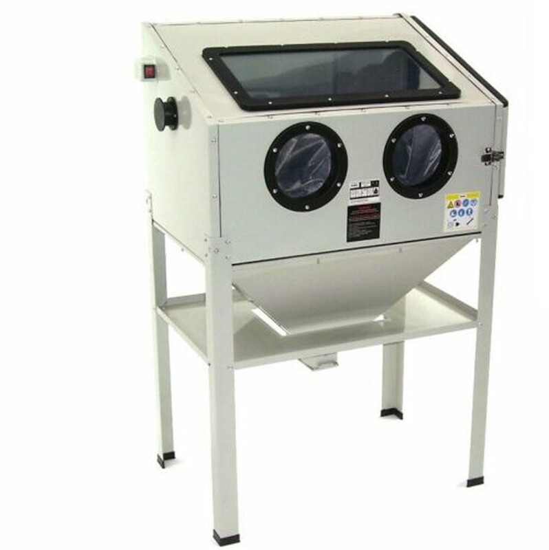 Sandstrahlkabine SBC 220 inkl. Sandstrahlpisole und 4 Düsen Sandstrahlkabine SBC 220 inkl. Sandstrahlpisole und 4 Düsen