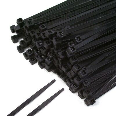 10000 x Kabelbinder schwarz 3,6 x 200 mm Industriequalität 10061