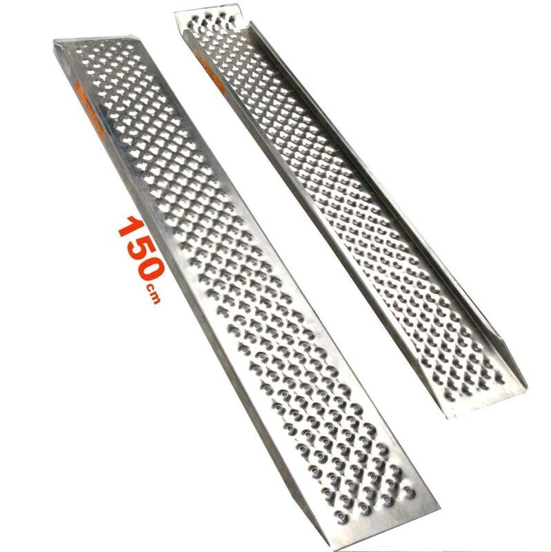 2 Aluminuum-Auffahrrampen 2 = 400kg 06141 2 Aluminuum-Auffahrrampen 2 = 400kg 06141