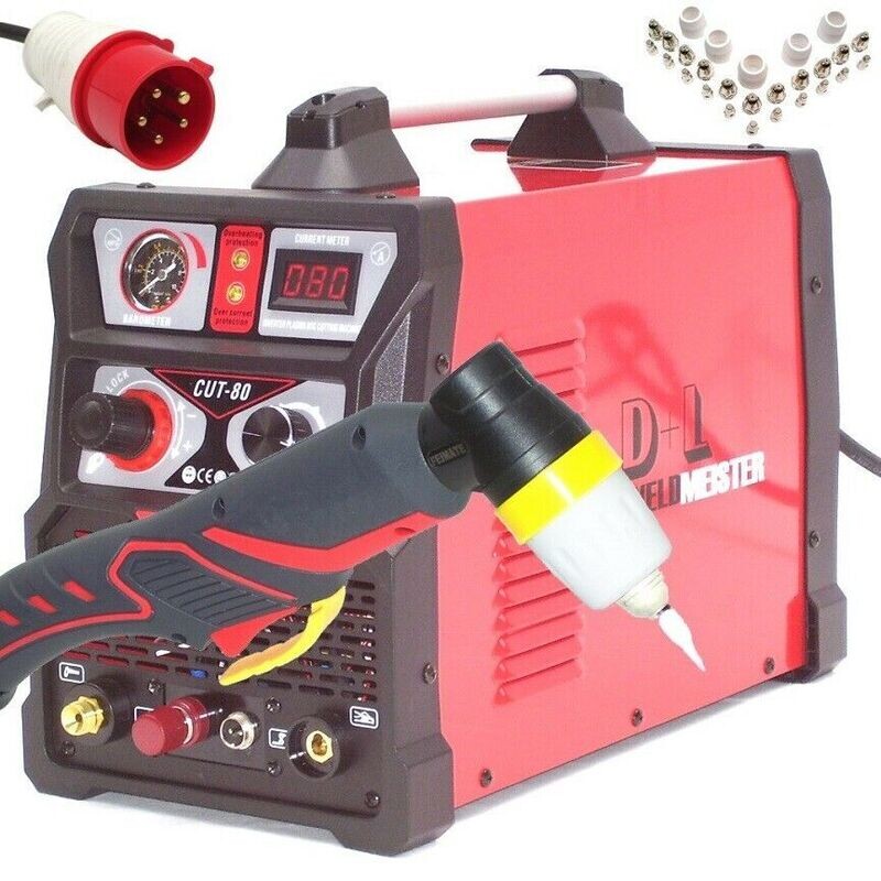 Plasmaschneider CUT 80 HF Pilotzündung 400V bis 25 mm 13040 Plasmaschneider CUT 80 HF Pilotzündung 400V bis 25 mm 13040